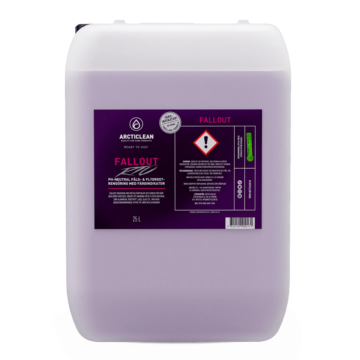 Fallout, 500ML, 5L & 25L