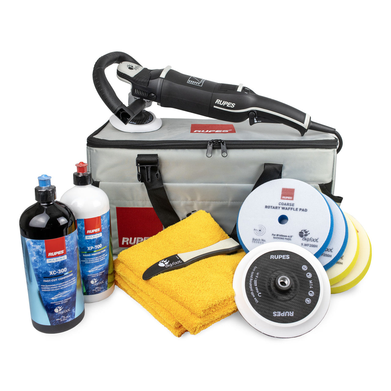 Rupes Pulidora DA Kit de barco BigFoot - LHR21ES/BOAT