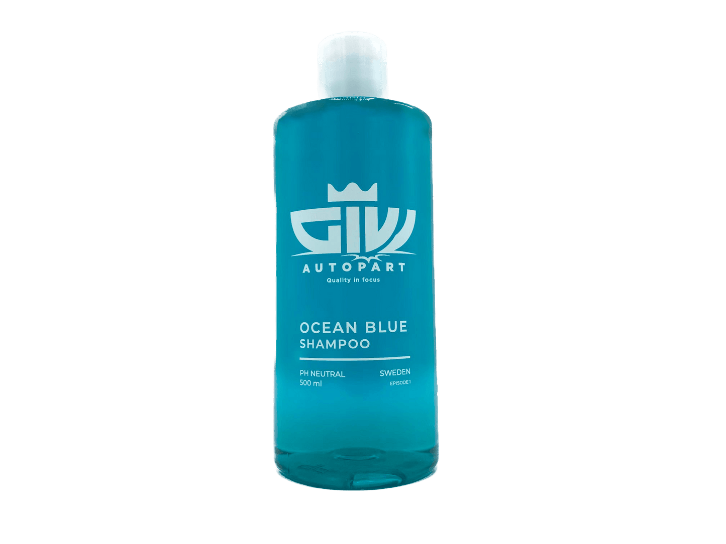 Ocean Blue Shampoo - PH Neutral 500 ml - SWEDISHGLOSS