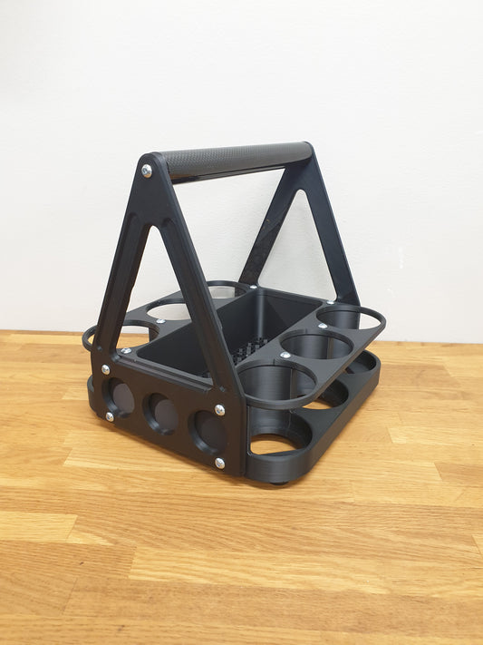 Ljungdahl Engineering Flaskhållare för 6 st. 500 ML flaskor med rund botten - SWEDISHGLOSS