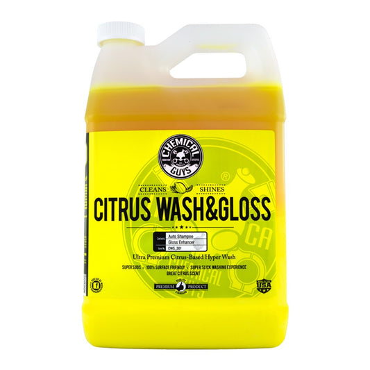 Chemical Guys Bilschampo Citrus Wash & Gloss 473 ml & 3700 ml - SWEDISHGLOSS