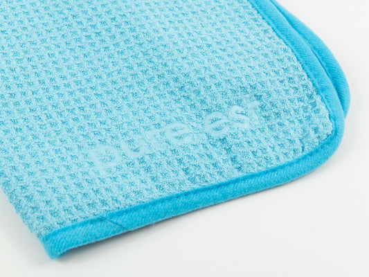 Pure:est Glas Torkduk Waffle Weave, 40X40 CM, Ljusblå - SWEDISHGLOSS