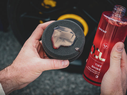 Pure:est Applikator/appliceringssvamp för däckglans & vax - SWEDISHGLOSS