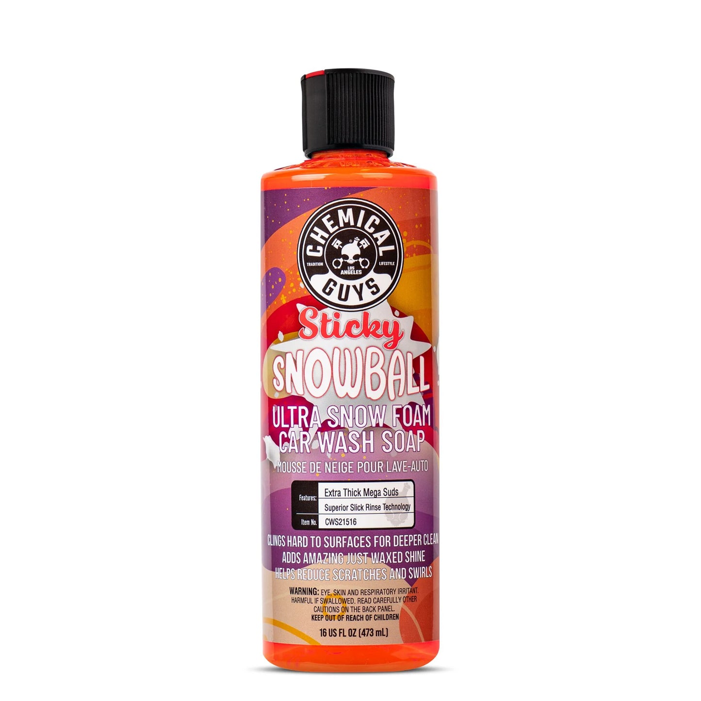 Bilschampo Sticky Snowball, 473 ml