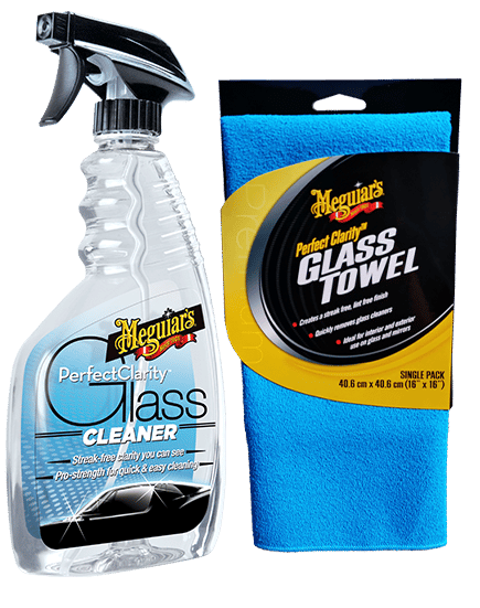 Perfect Clarity Glass Cleaner & Glass Towel Paket