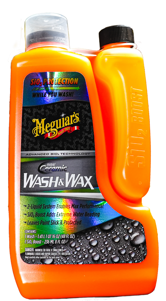 Meguiar's Car Shampoo Hybrid Ceramic Wash & Wax, 1400 ml