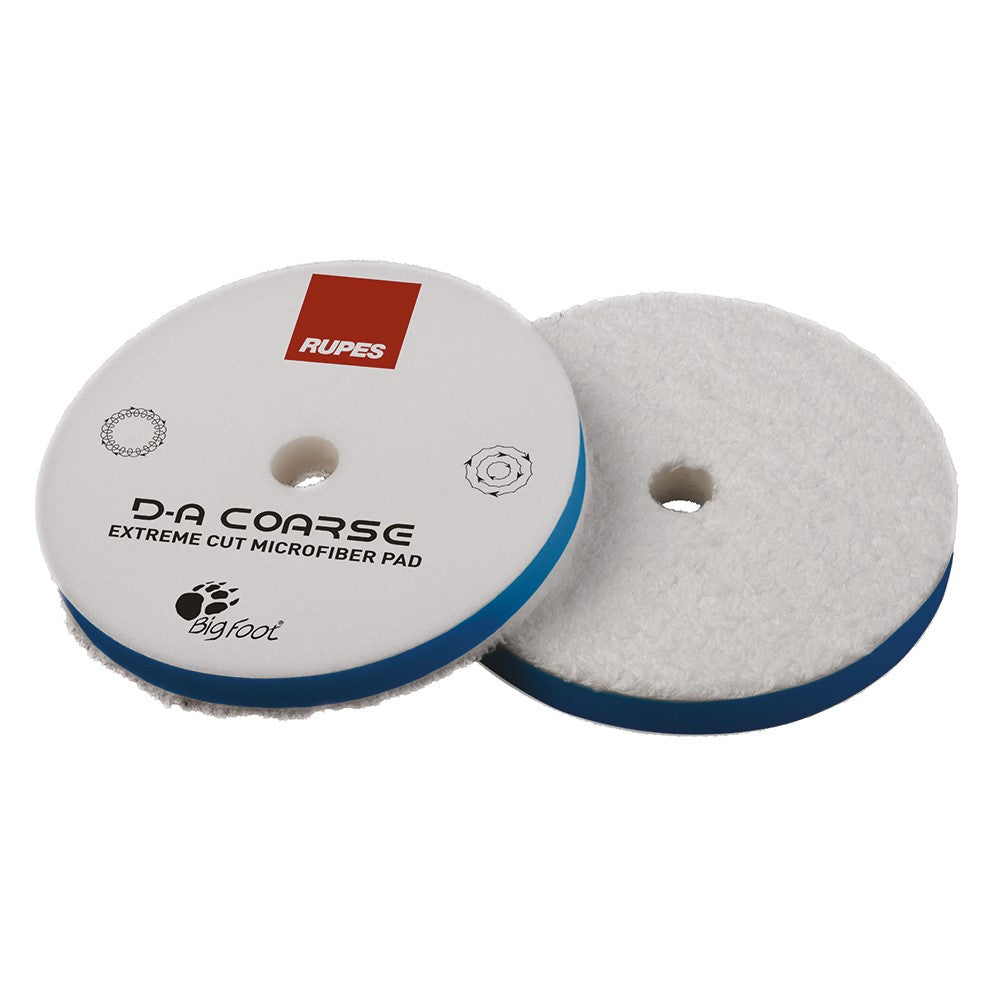 Rupes D-A Coarse Extreme Cut Microfiber Pad Blå - SWEDISHGLOSS